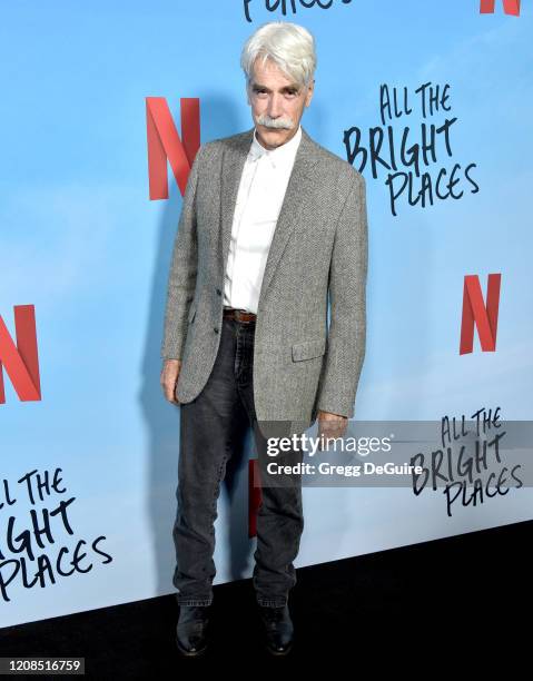 Sam Elliott attends the Special Screening Of Netflix's "All The Bright Places" at ArcLight Hollywood on February 24, 2020 in Hollywood, California.