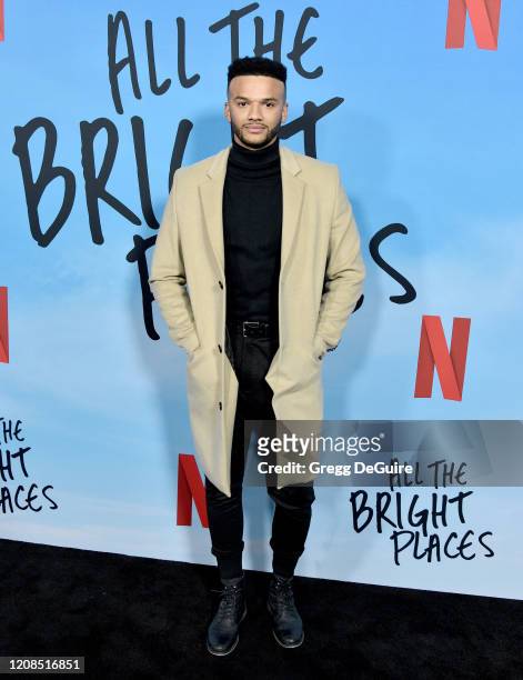 Petrice Jones attends the Special Screening Of Netflix's "All The Bright Places" at ArcLight Hollywood on February 24, 2020 in Hollywood, California.