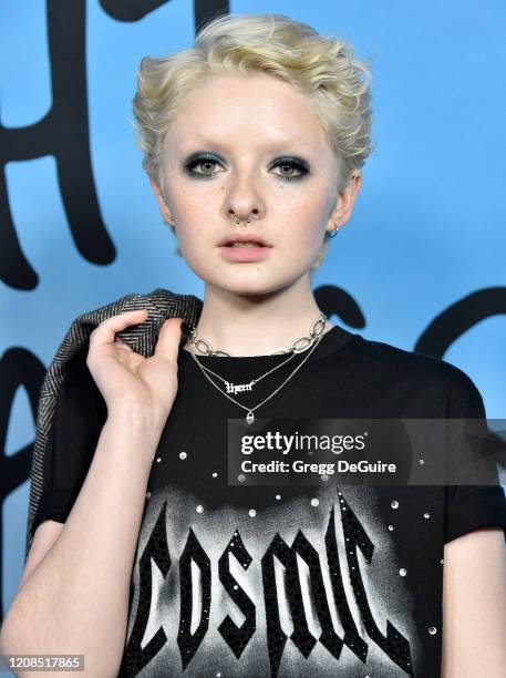 Lachlan Watson attends the Special Screening Of Netflix's "All The Bright Places" at ArcLight Hollywood on February 24, 2020 in Hollywood, California.