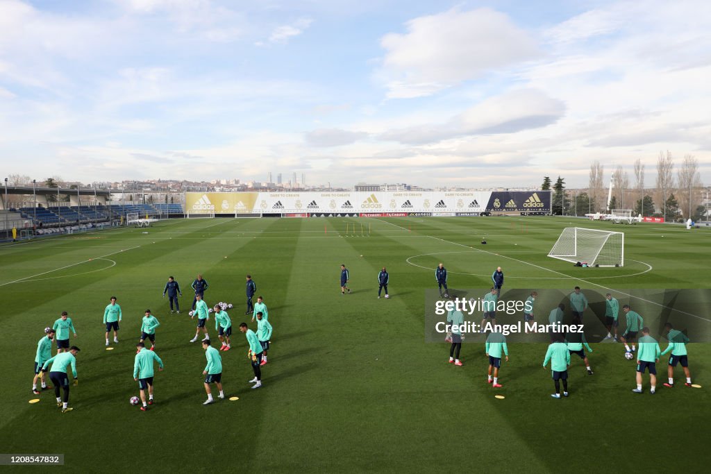 Real Madrid Training Session and Press Conference