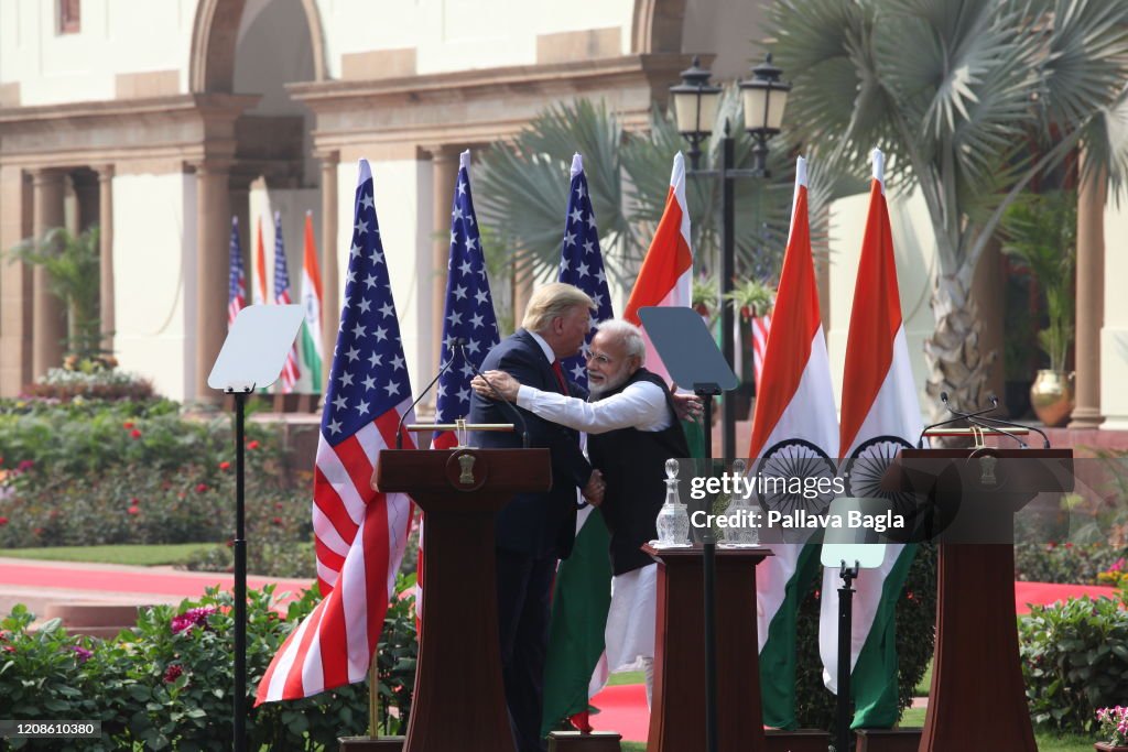 India and America summit meeting between Mr Donald Trump, President of USA and Prime Minister of India Mr. Narendra Modi