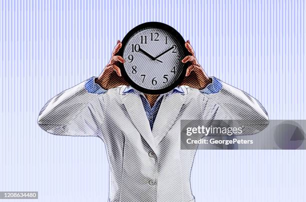 stress durch zeit - wartezeit stock-grafiken, -clipart, -cartoons und -symbole