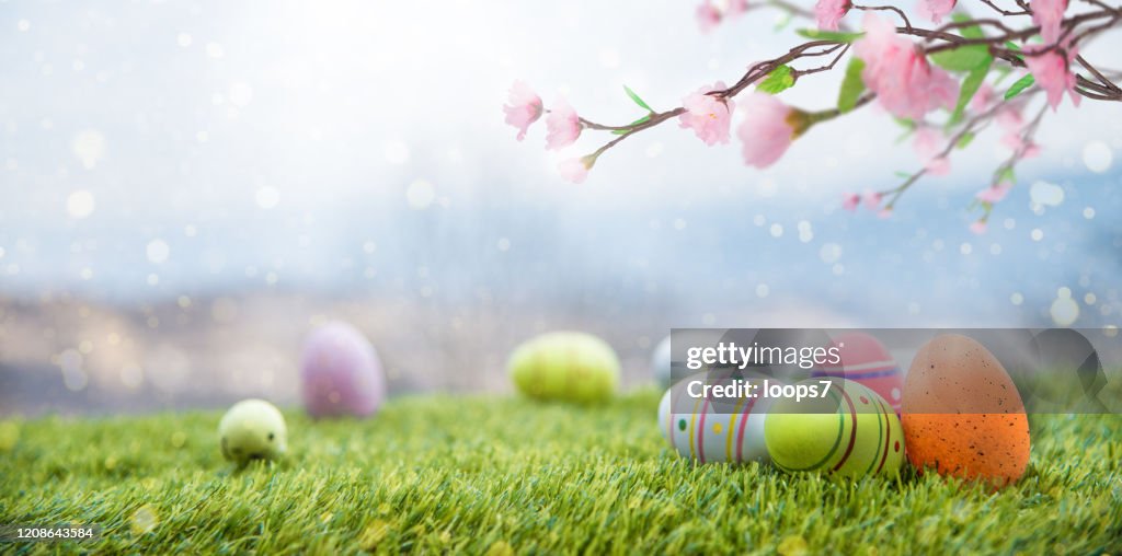 Magic Easter Landscape