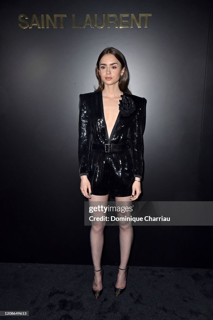 Saint Laurent : Photocall - Paris Fashion Week Womenswear Fall/Winter 2020/2021