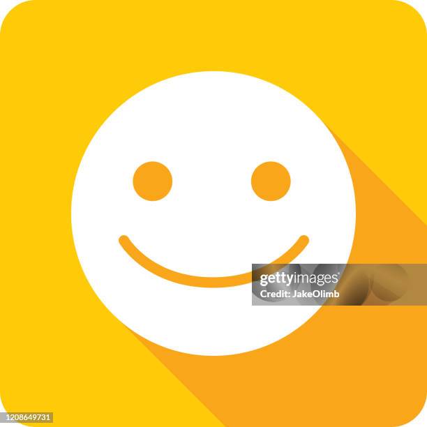 smiley face icon silhouette - smiley face emoticon stock illustrations