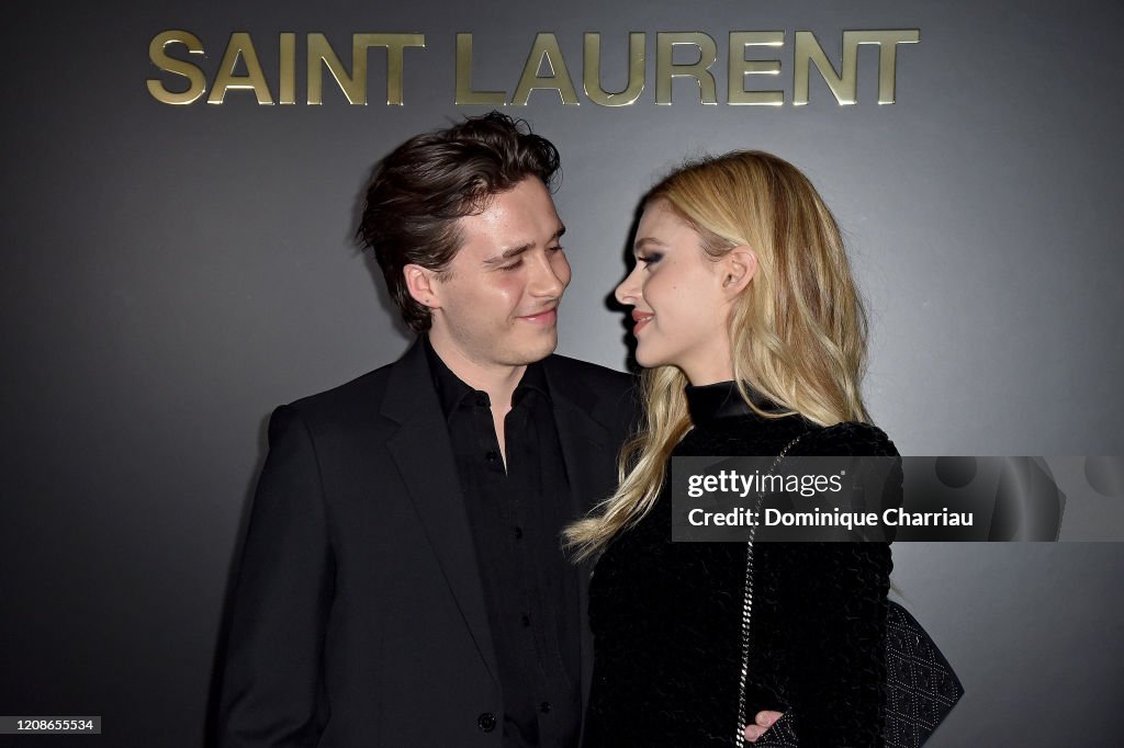 Saint Laurent : Photocall - Paris Fashion Week Womenswear Fall/Winter 2020/2021