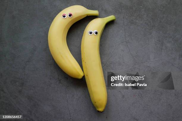 banana's couple - straight bildbanksfoton och bilder