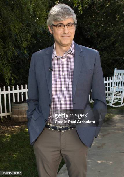Personality / Actor Mo Rocca visits Hallmark Channel's "Home & Family" at Universal Studios Hollywood on February 25, 2020 in Universal City,...