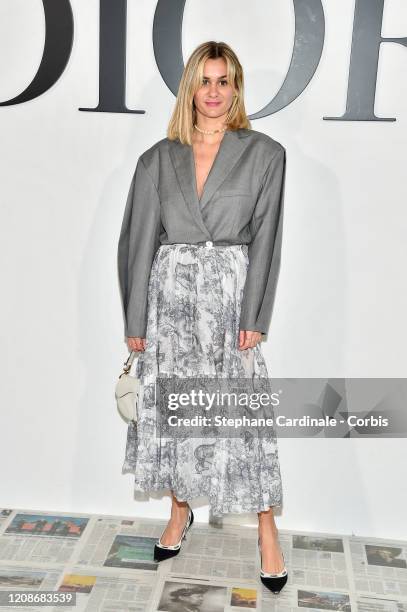 Anne-Laure Mais attends the Dior show as part of the Paris Fashion Week Womenswear Fall/Winter 2020/2021 on February 25, 2020 in Paris, France.