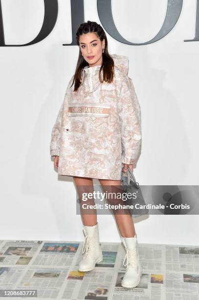 Aida Domenech attends the Dior show as part of the Paris Fashion Week Womenswear Fall/Winter 2020/2021 on February 25, 2020 in Paris, France.