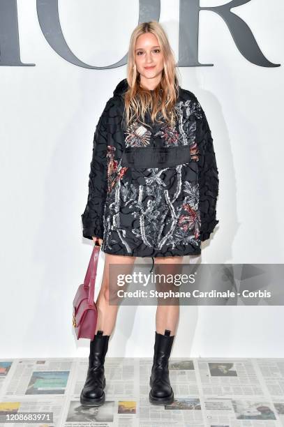 Charlotte Groeneveld attends the Dior show as part of the Paris Fashion Week Womenswear Fall/Winter 2020/2021 on February 25, 2020 in Paris, France.