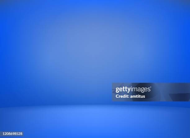 blue studio - empty studio background stock illustrations