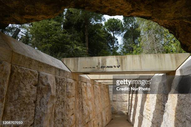 The Children's Memorial, a tribute to the approximately 1.5 million Jewish children who perished during the Holocaust, seen in Yad Vashem, Israel's...