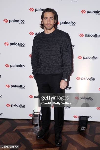 Jake Gyllenhaal attends a Palo Alto Networks dinner to discuss the role cybersecurity plays in Hollywood today at the Virgin Hotels on February 25,...