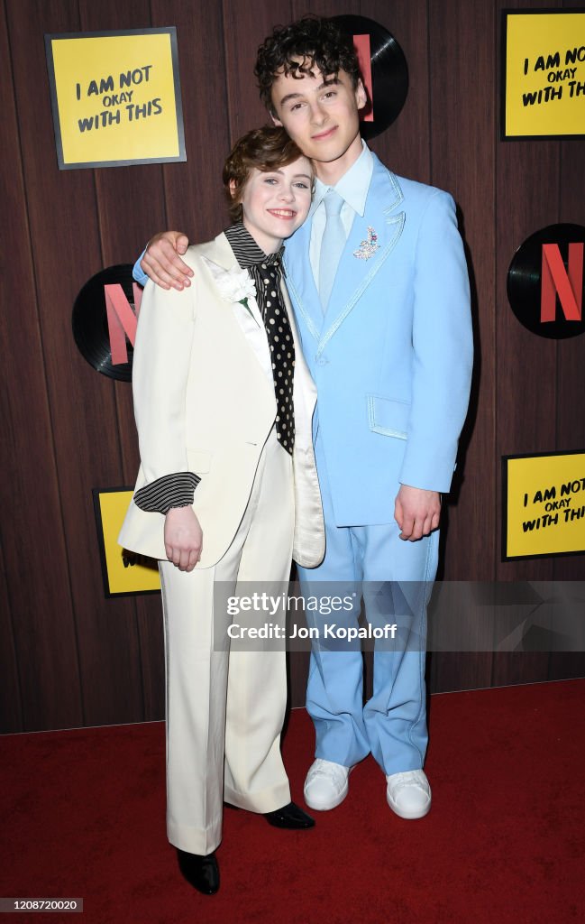 Netflix's "I Am Not Okay With This" Photocall