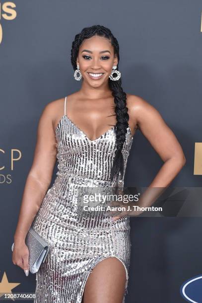 Jasmine Luv attends the 51st NAACP Image Awards at the Pasadena Civic Auditorium on February 22, 2020 in Pasadena, California.