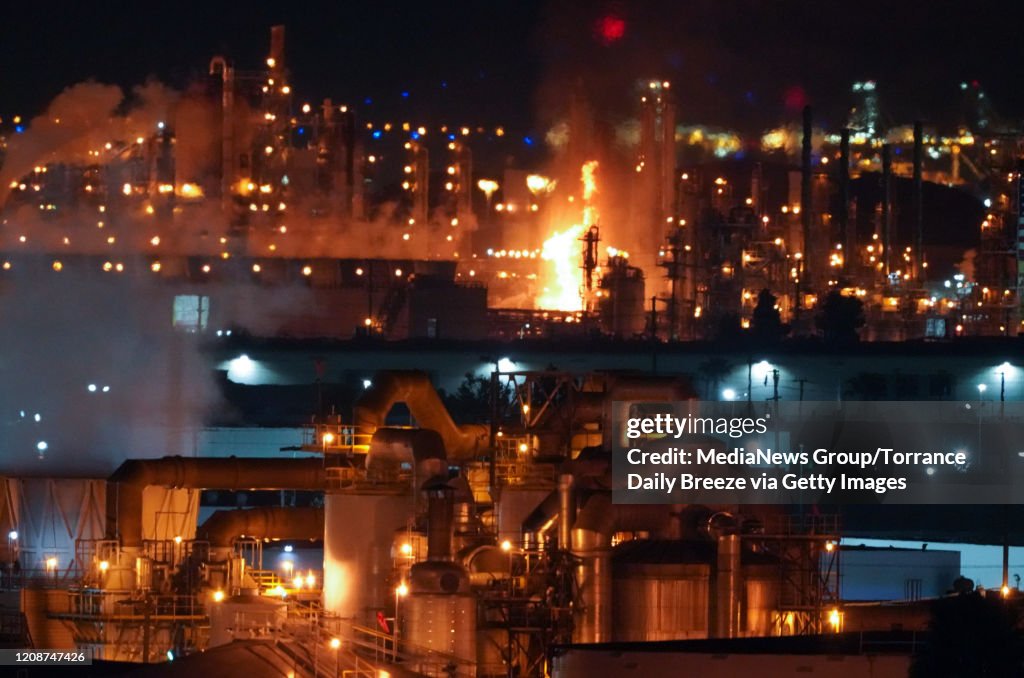 Carson Refinery Fire