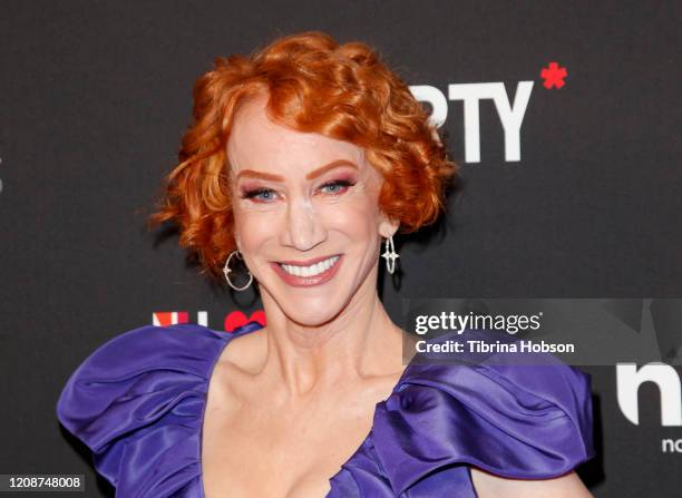 Kathy Griffin attends The Queerties 2020 Awards Reception at LA Liason on February 25, 2020 in Los Angeles, California.