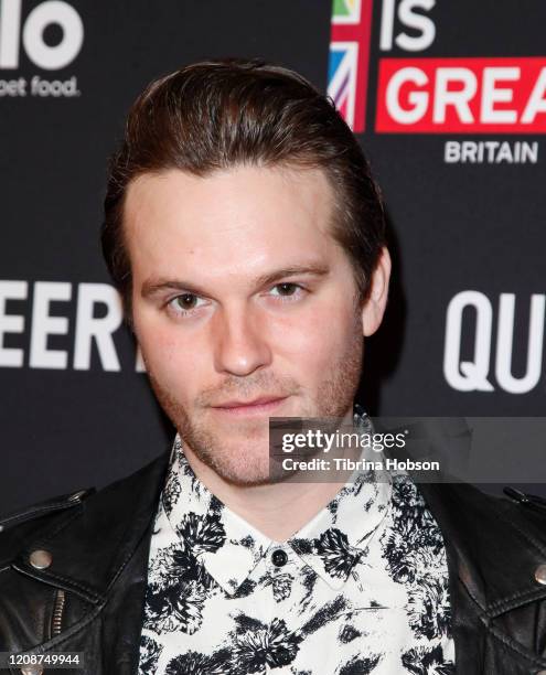 Van Hansis attends The Queerties 2020 Awards Reception at LA Liason on February 25, 2020 in Los Angeles, California.