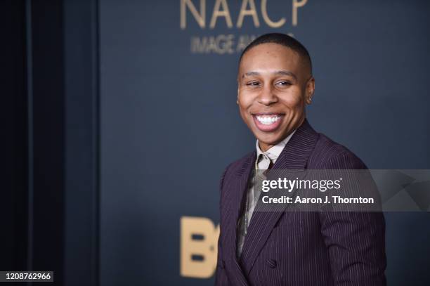 Lena Waithe attends the 51st NAACP Image Awards at the Pasadena Civic Auditorium on February 22, 2020 in Pasadena, California.