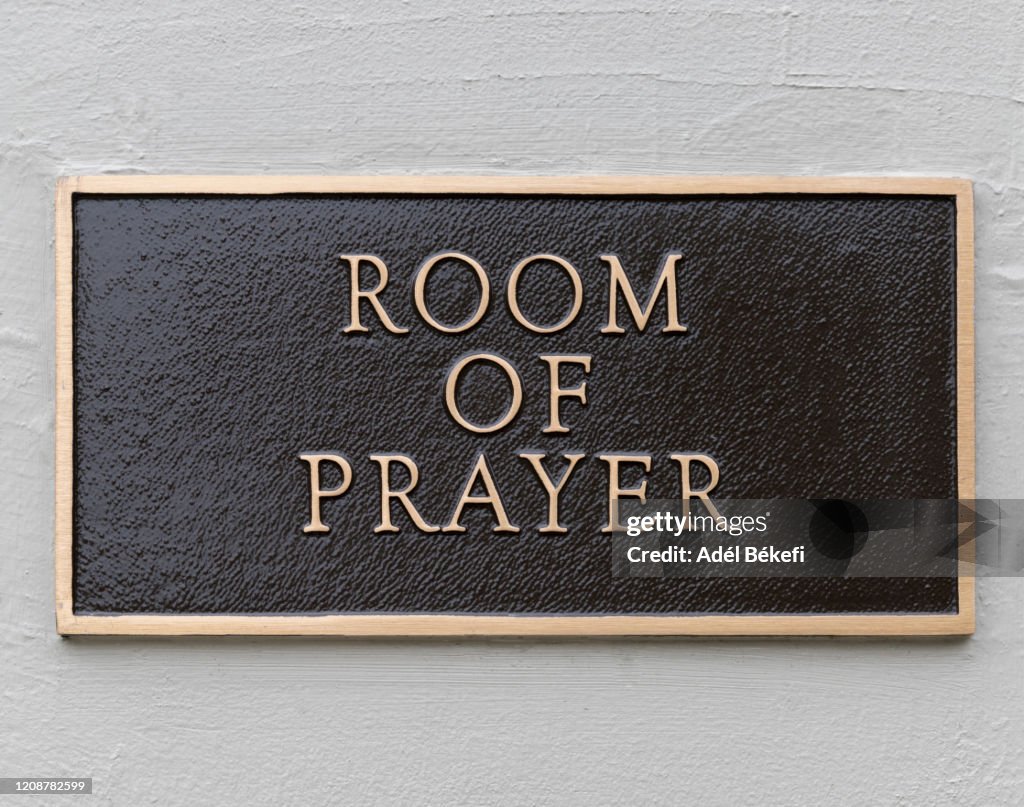 Prayer Room Sign (Pierce Brothers Westwood Village Memorial Park )