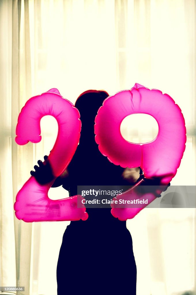 Pink Inflatable Numbers High-Res Stock Photo - Getty Images