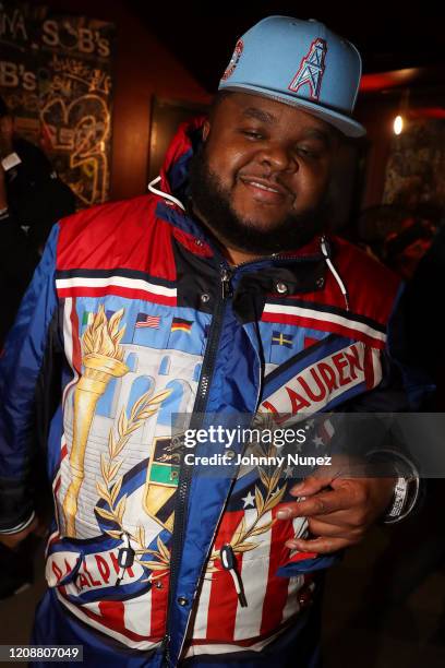 Recording artist Fred The Godson backstage at S.O.B.'s on February 25, 2020 in New York City.