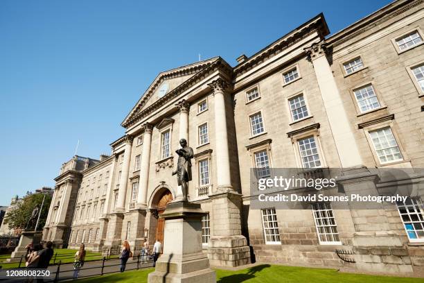 trinity college, dublin city, ireland - trinity college dublin stock pictures, royalty-free photos & images