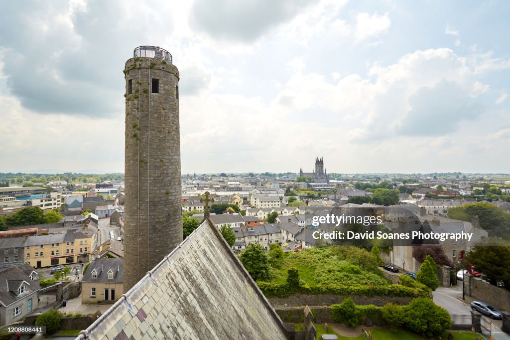 A view over the skyline of County Kildare, Ireland