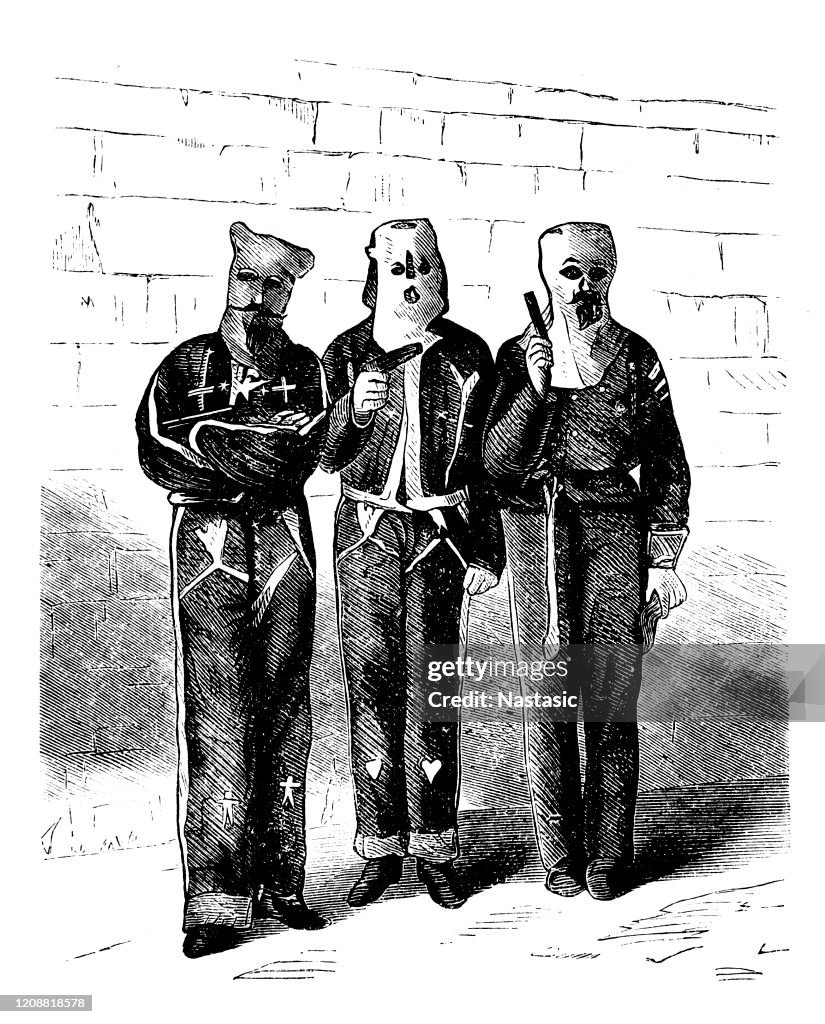 Mississippi-Ku Klux em seu disfarce