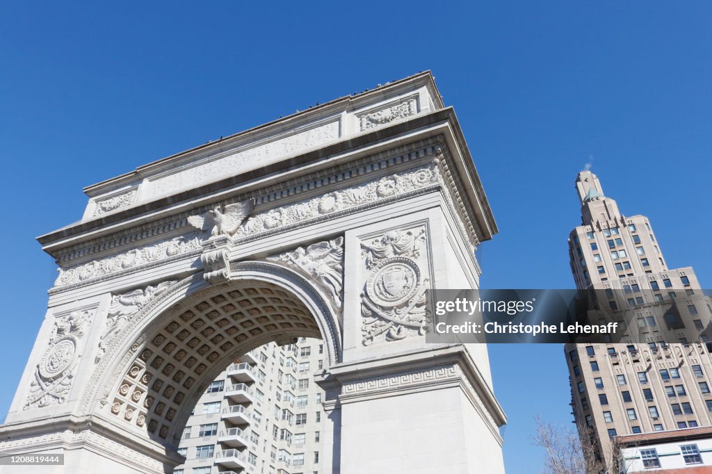 The Washington Square Park, in New York city