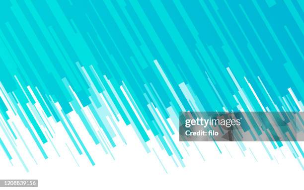 blaue linien verschmelzen abstrakten hintergrund - aquamarine stock-grafiken, -clipart, -cartoons und -symbole