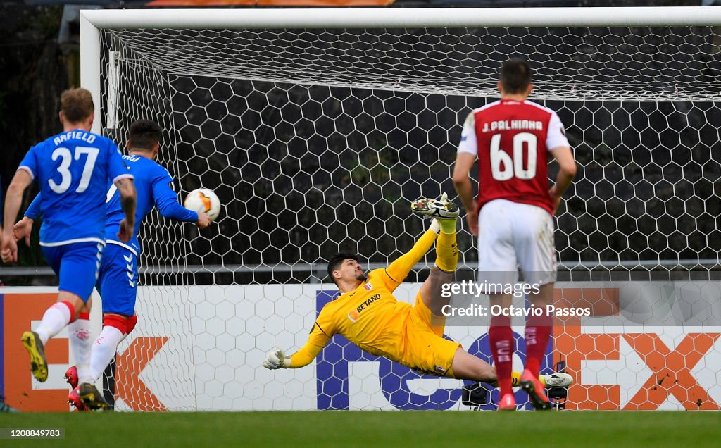 Sporting Braga v Rangers FC - UEFA Europa League Round of 32: Second Leg