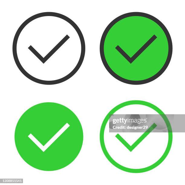Vink Vector 572 Check List White Background High Res Illustrations - Getty Images