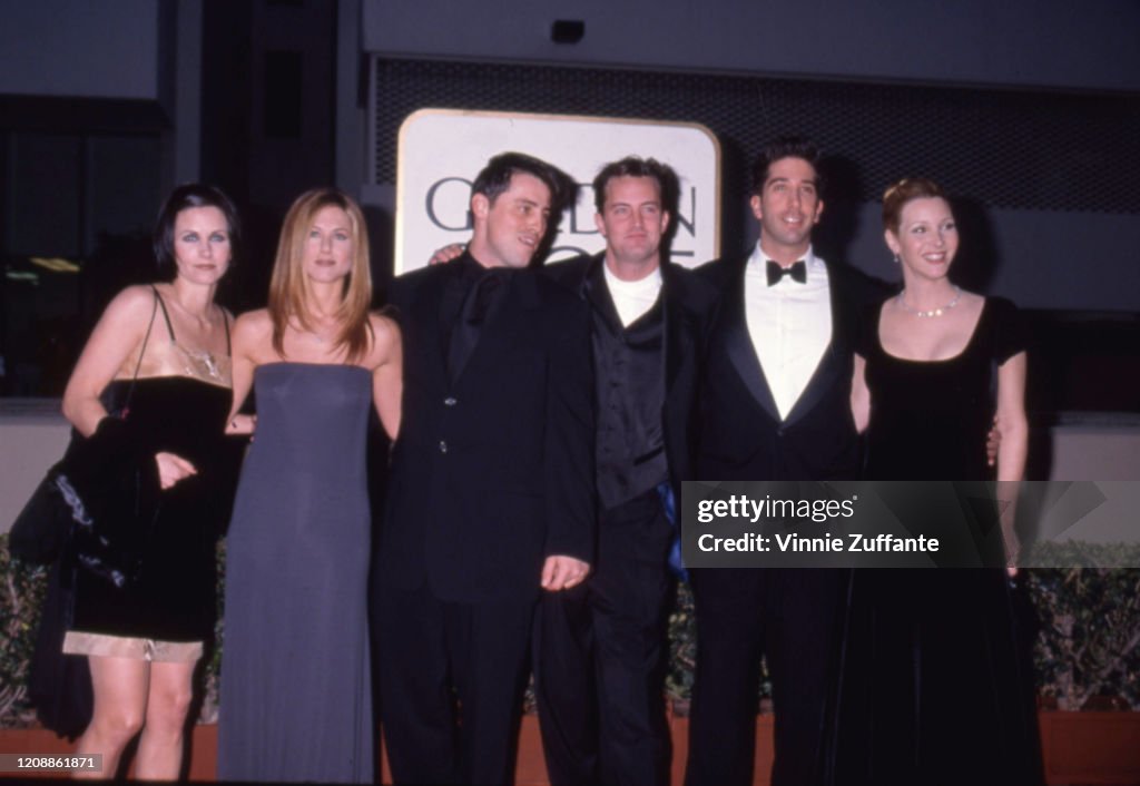 "Friends" Cast At 55th Annual Golden Globes