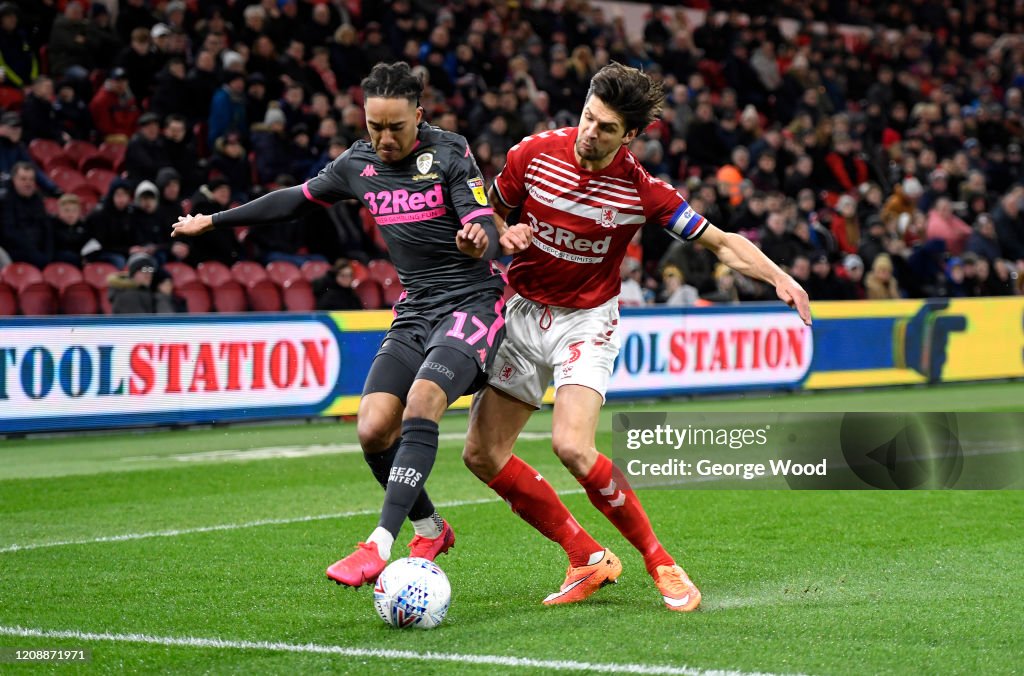 Middlesbrough v Leeds United - Sky Bet Championship