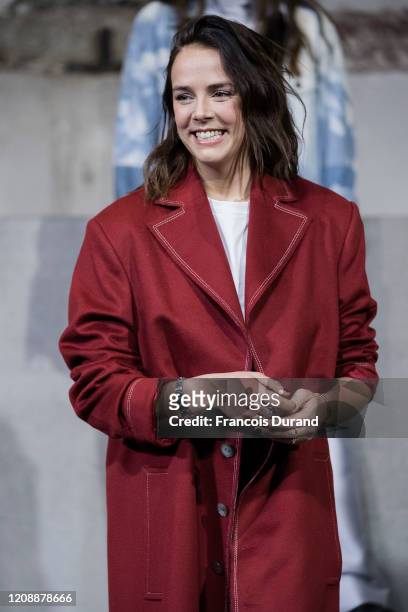 Pauline Ducruet attends the Alter Womenswear Fall/Winter 2020/2021 show as part of Paris Fashion Week At Palais de Tokyo on February 26, 2020 in...