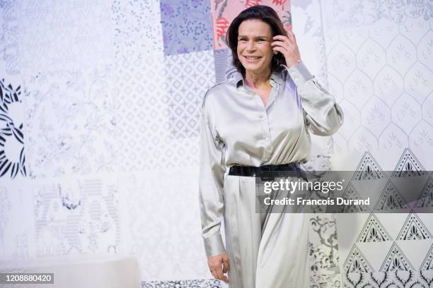 Princess Stephanie of Monaco attends the Alter show as part of the Paris Fashion Week Womenswear Fall/Winter 2020/2021 on February 26, 2020 in Paris,...