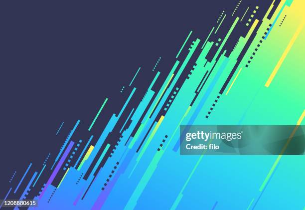 tech blend modern abstract background - slanted stock illustrations