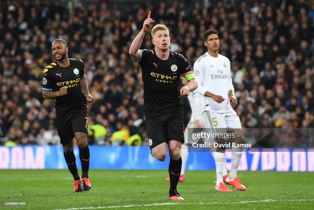 Real Madrid v Manchester City - UEFA Champions League Round of 16: First Leg