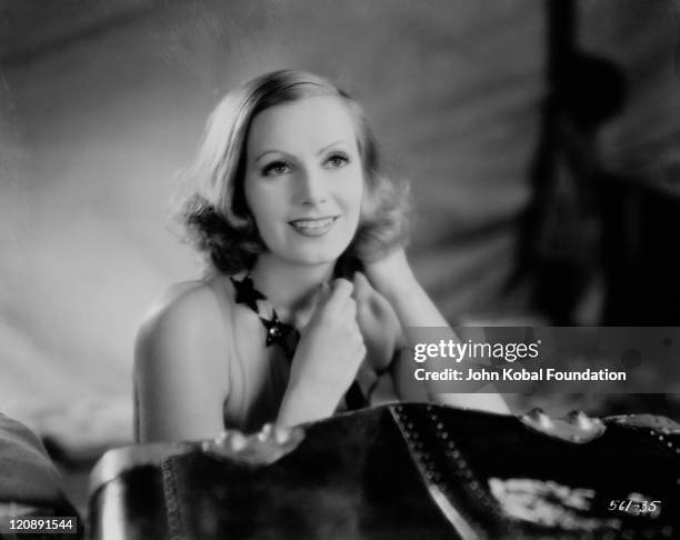 Swedish actress Greta Garbo as Susan Lenox in the film 'The Rise of Helga' , 1931.