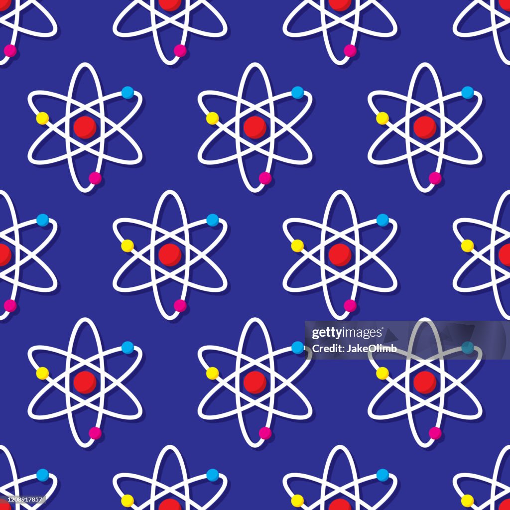 Geometry Atomic Pattern Atom Pattern Flat High-Res Vector Graphic - Getty Images