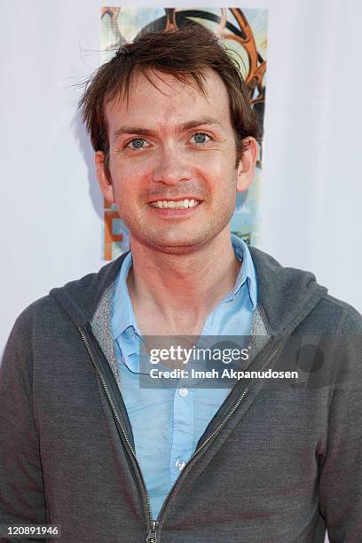 Michael Dean Shelton arrvies at the HollyShorts Short Films Festival Opening Night Gala on August 11, 2011 in Hollywood, California.