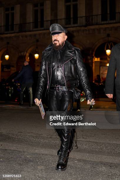 Peter Marino attends the Harper's Bazaar Exhibition as part of the Paris Fashion Week Womenswear Fall/Winter 2020/2021 At Musee Des Arts Decoratifs...