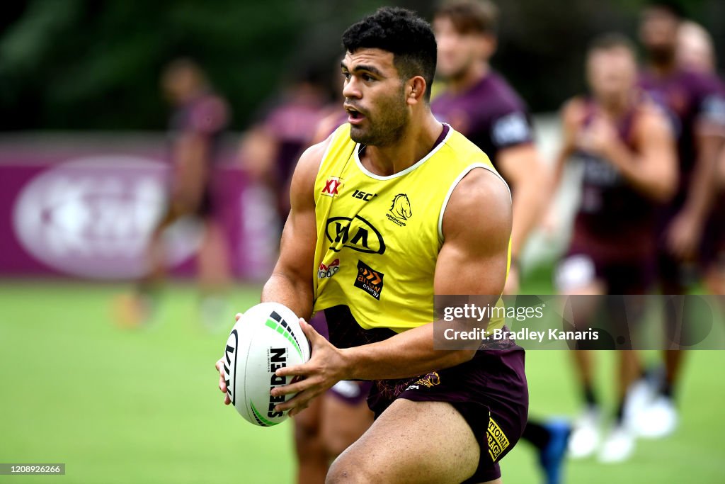 Brisbane Broncos Training Session