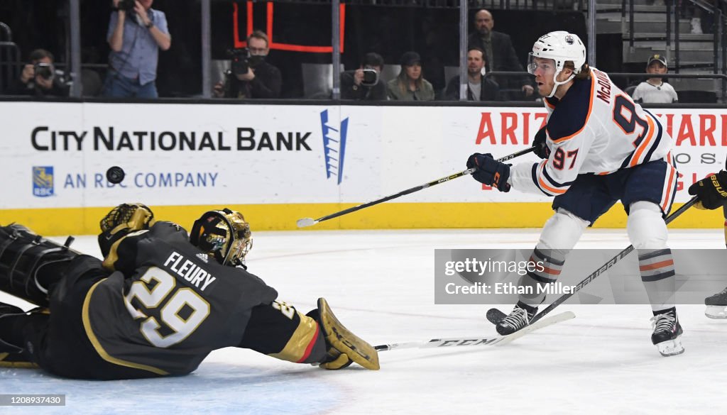 Edmonton Oilers v Vegas Golden Knights
