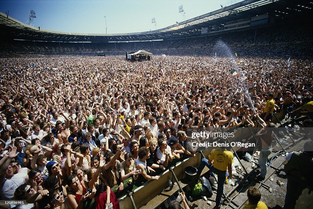 Live Aid Crowd