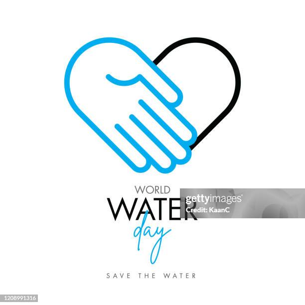 world water day - vector waterdrop concept stock illustration - ocean cross section stock illustrations