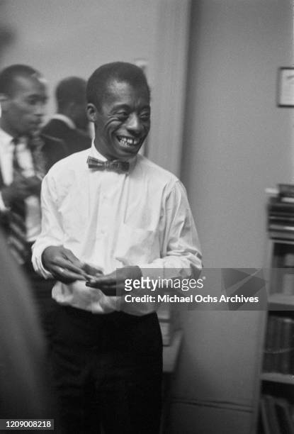 American novelist and activist James Baldwin , USA, October 1963.