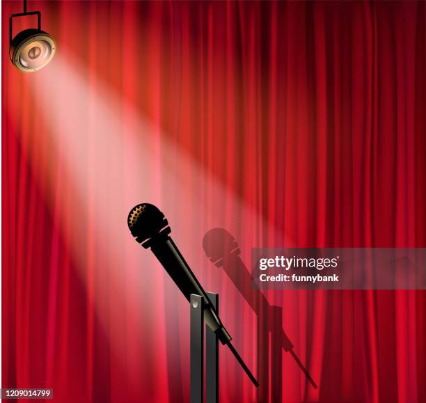 concert stage - conference stage background stock illustrations